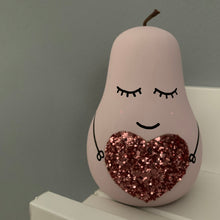 Load image into Gallery viewer, Large Blush pink heart pear - Styled By Sally
