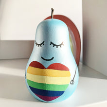 Load image into Gallery viewer, Pride rainbow 🌈 heart pear - Styled By Sally
