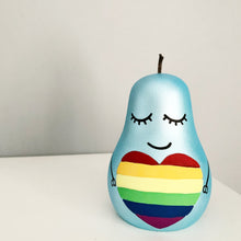 Load image into Gallery viewer, Pride rainbow 🌈 heart pear - Styled By Sally
